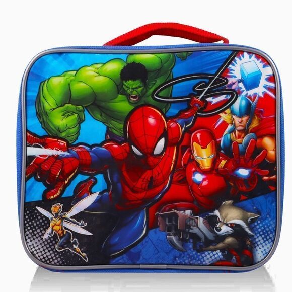 NWT Marvel Avengers Kids Soft Lunch Box - Picture 1 of 3